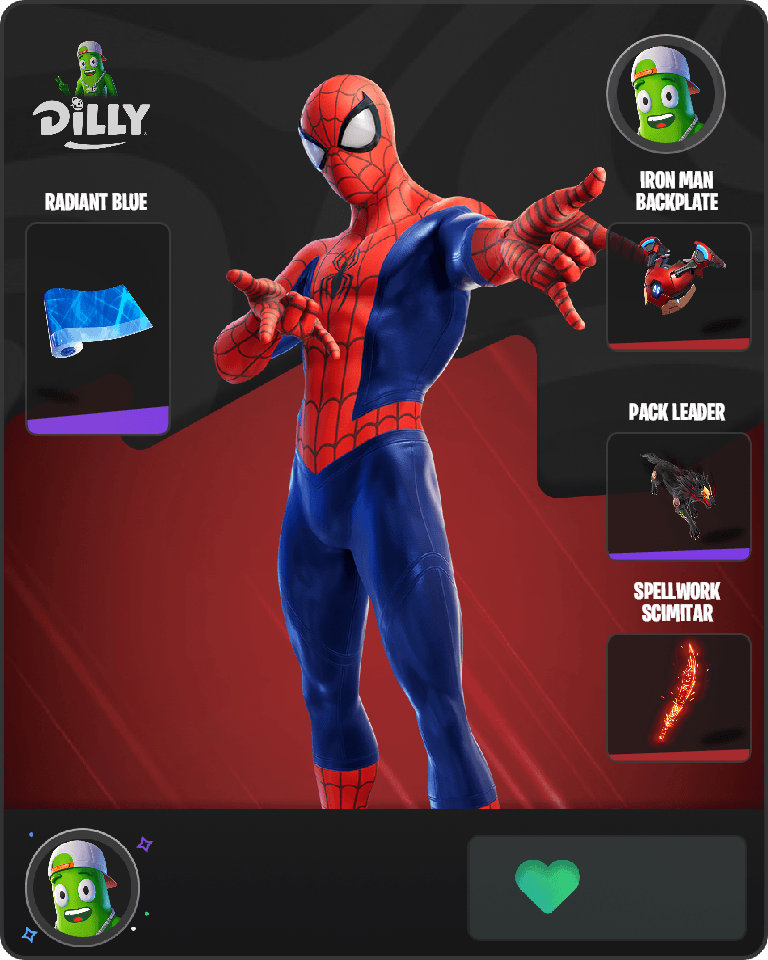 Spider-Man Fortnite combo