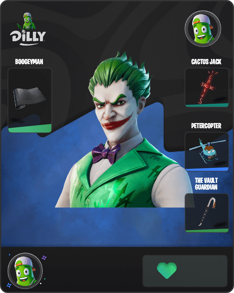 The Joker Fortnite combo