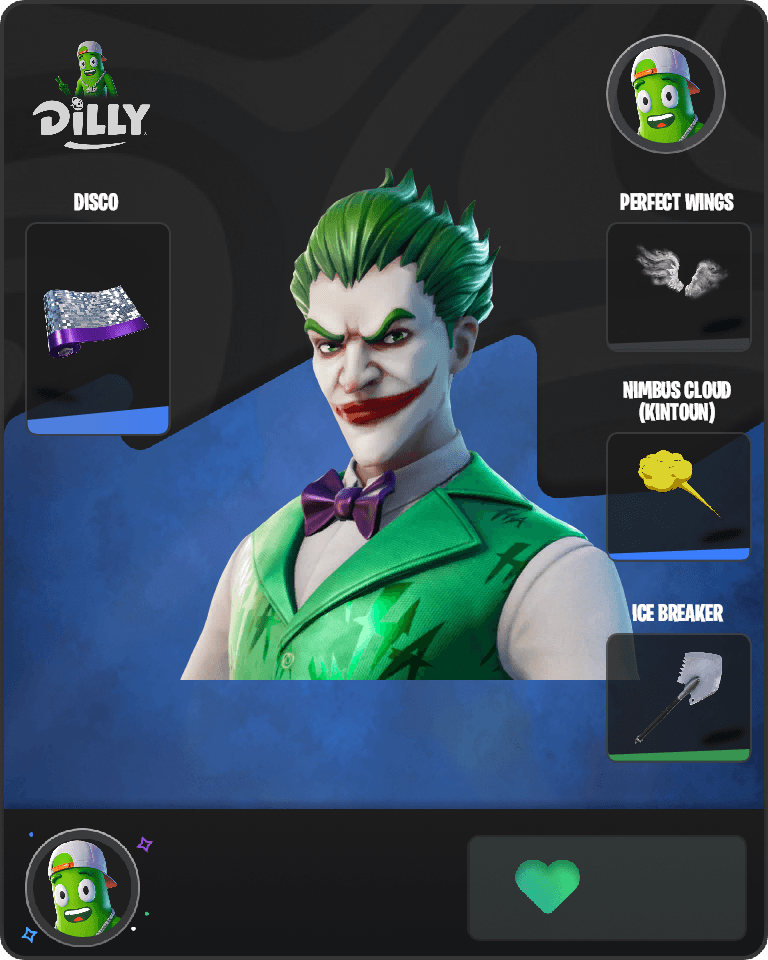 The Joker Fortnite combo