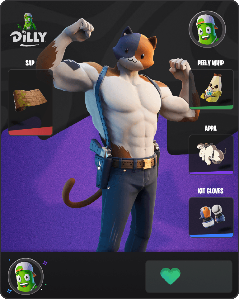 Meowscles Fortnite combo