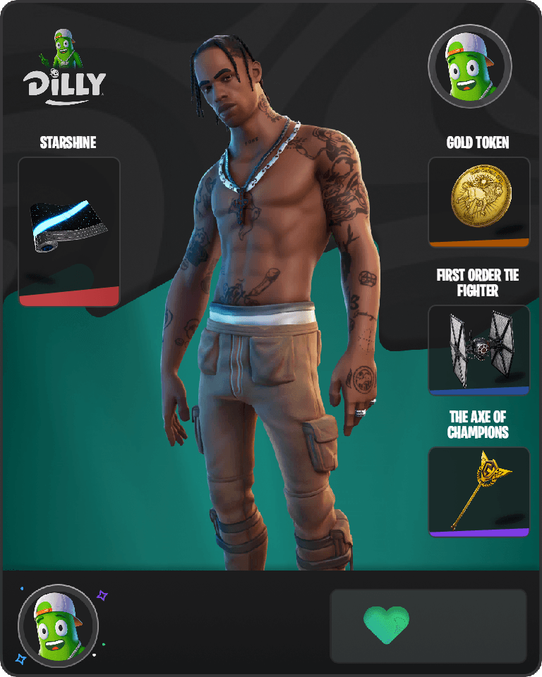 Travis Scott Fortnite combo