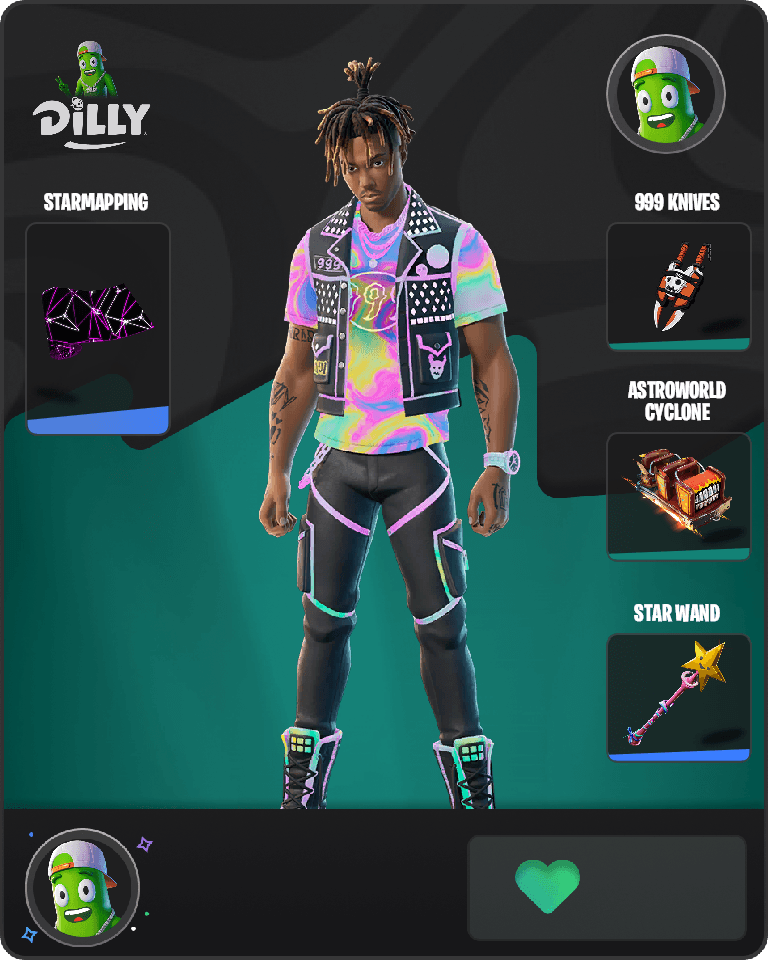 Juice WRLD Fortnite combo