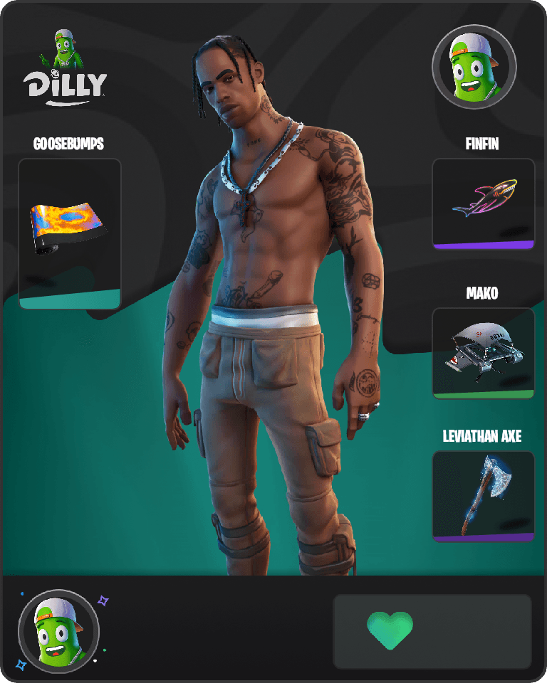 Travis Scott Fortnite combo