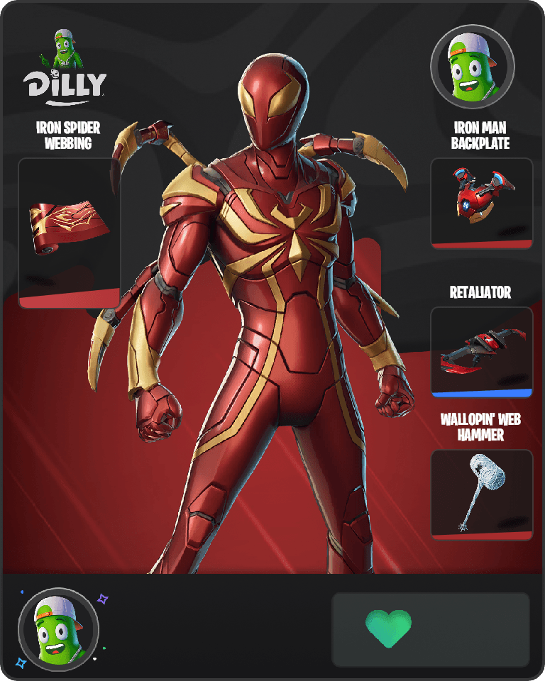Iron Spider Fortnite combo