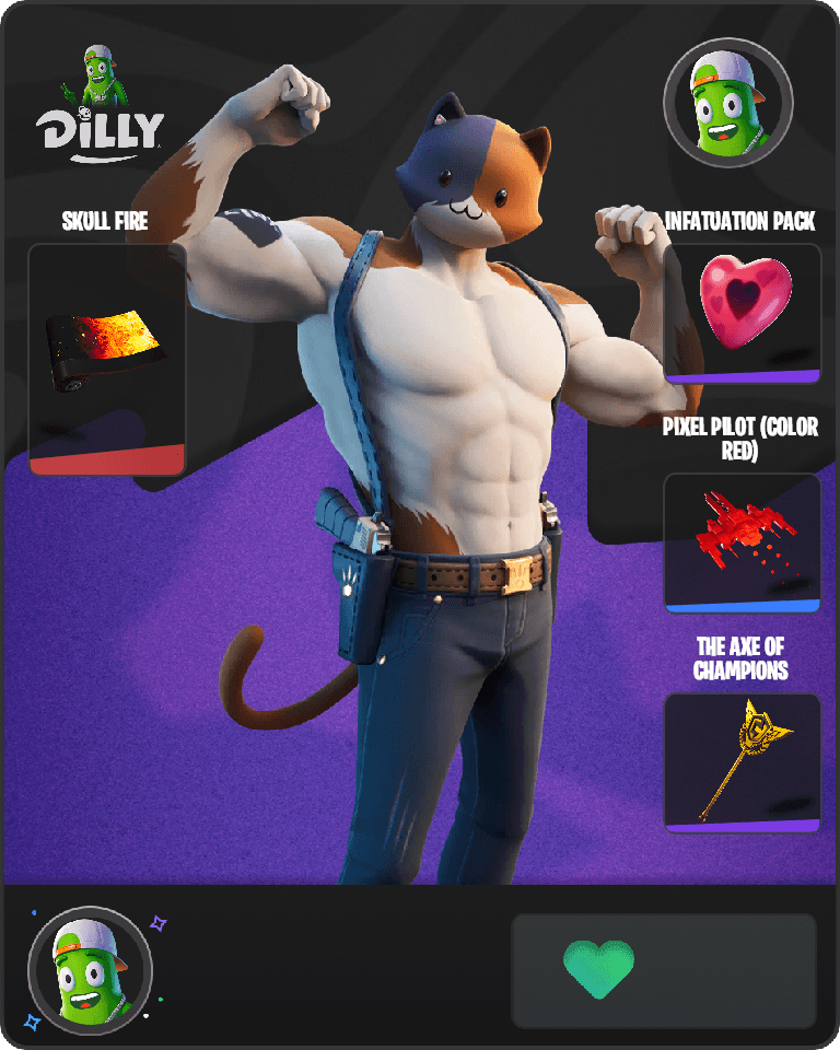 Meowscles Fortnite combo