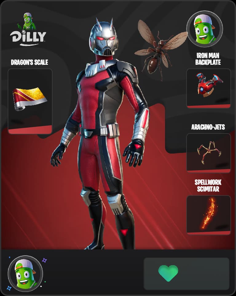 Ant-Man Fortnite skin combo
