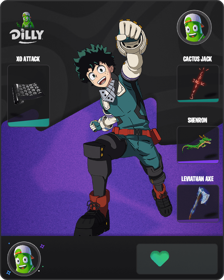 Izuku Midoriya Fortnite combo