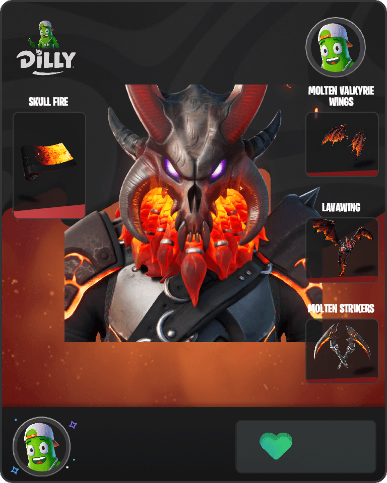 Molten Ragnarok Fortnite combo