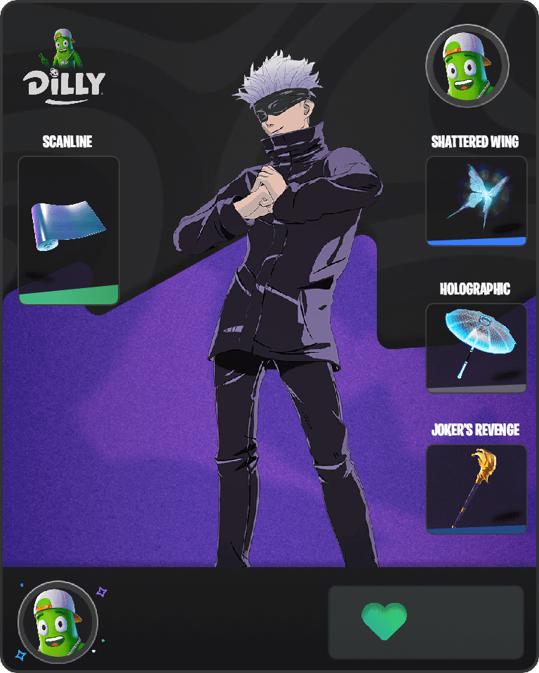 Satoru Gojo Fortnite combo