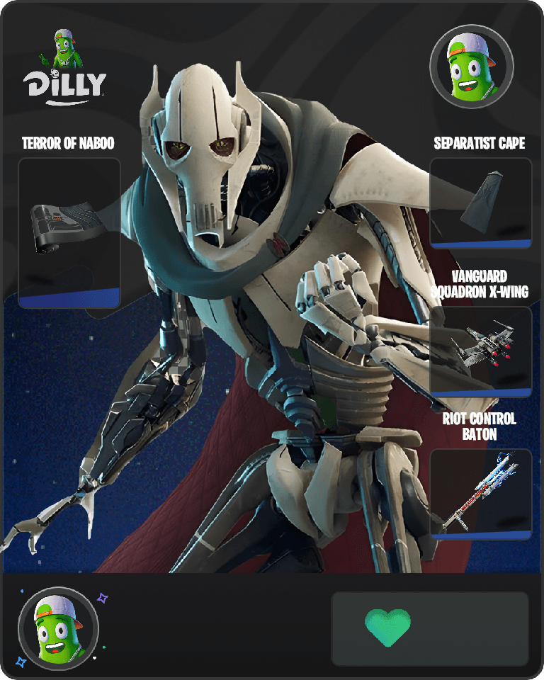 General Grievous Fortnite combo