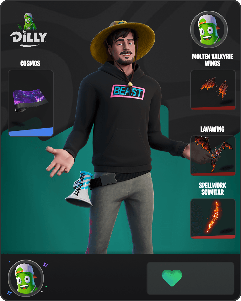MrBeast Fortnite combo