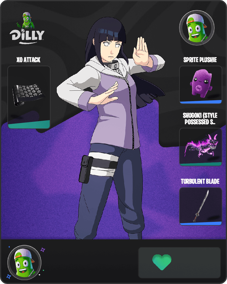 Hinata Hyuga Fortnite combo