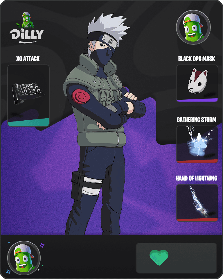 Kakashi Hatake Fortnite combo