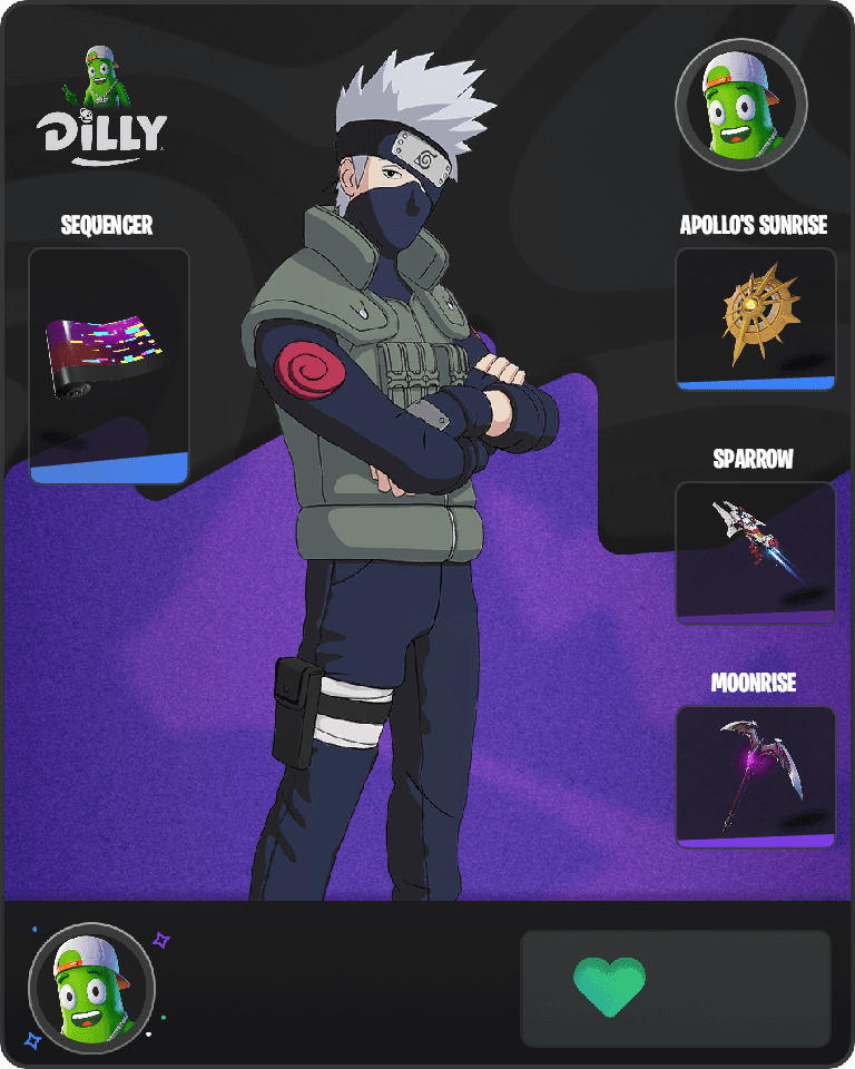 Kakashi Hatake Fortnite combo