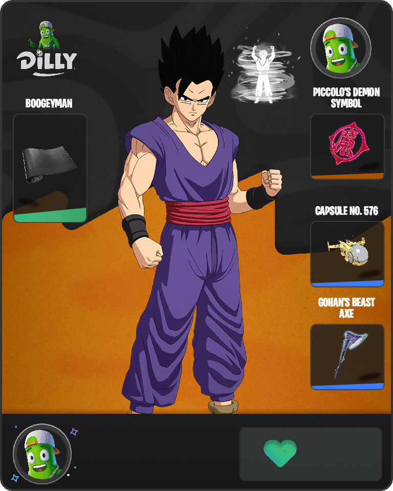 Son Gohan Fortnite combo