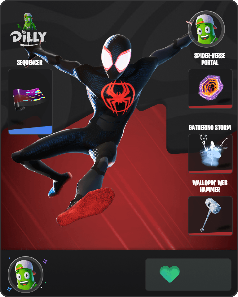 Spider-Man (Miles Morales) Fortnite combo