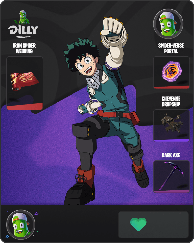 Izuku Midoriya Fortnite combo