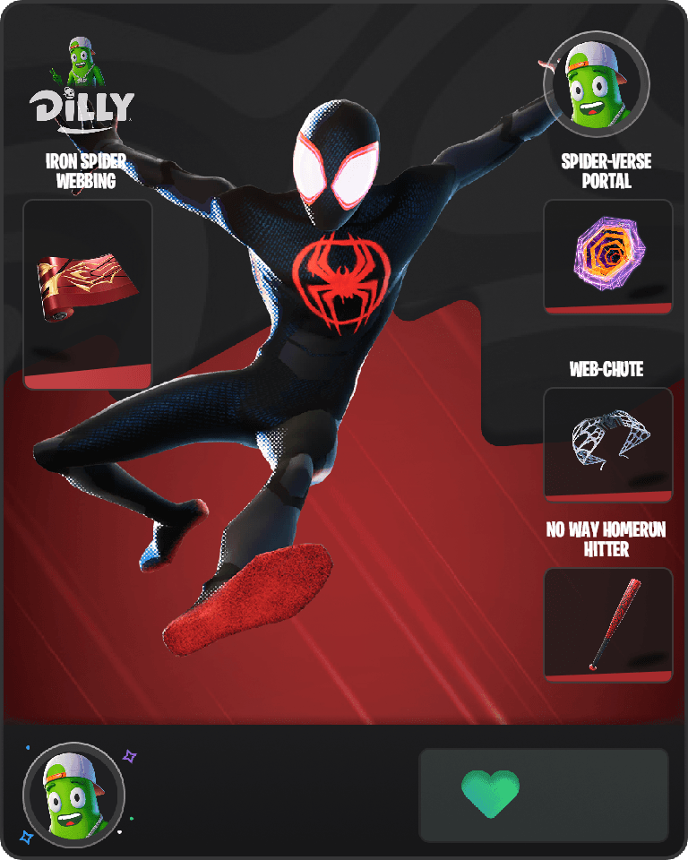 Spider-Man (Miles Morales) Fortnite combo