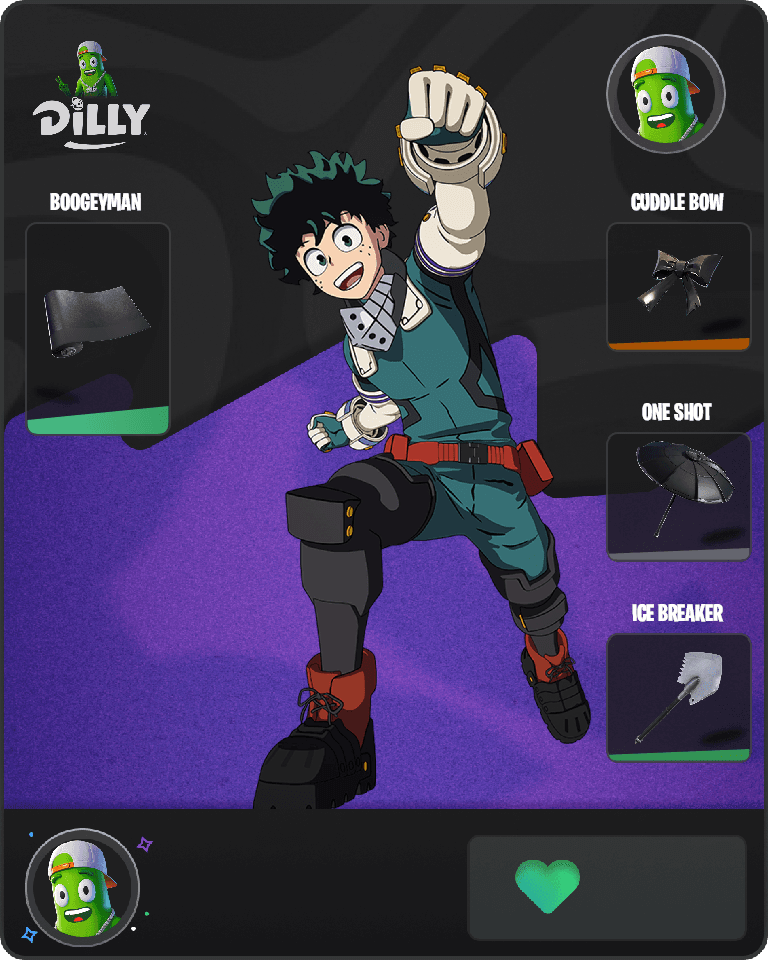 Izuku Midoriya Fortnite combo