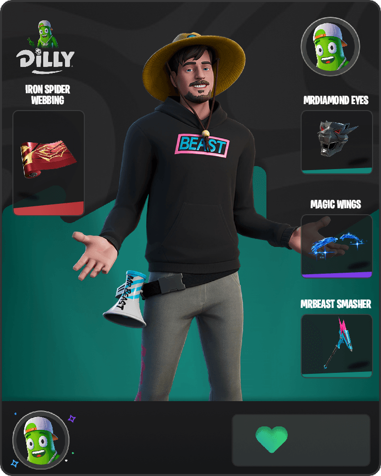 MrBeast Fortnite combo