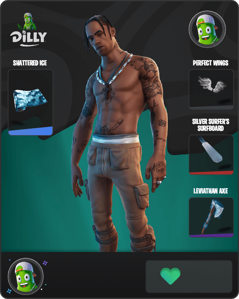 Travis Scott Fortnite combo