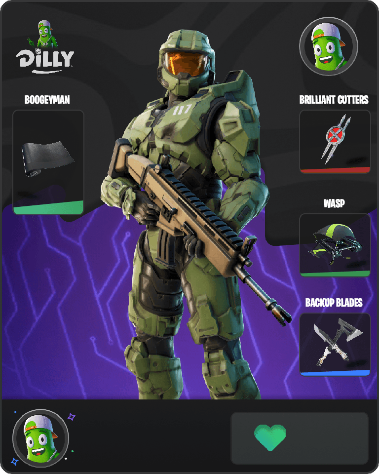 Master Chief Fortnite combo