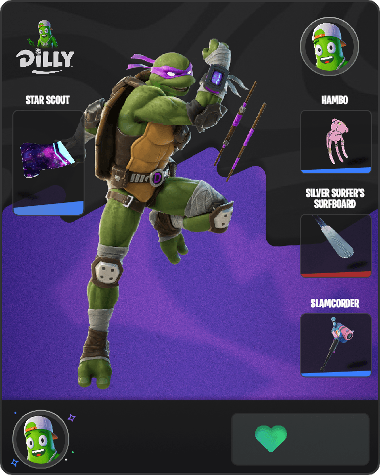 Donatello Fortnite combo