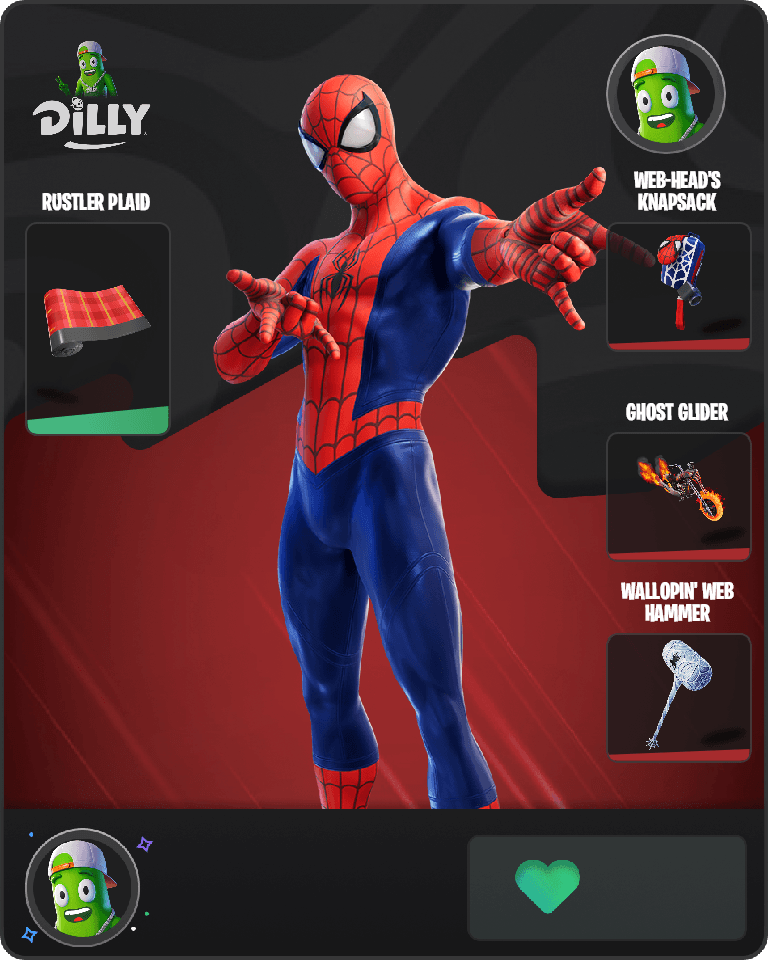 Spider-Man Fortnite combo
