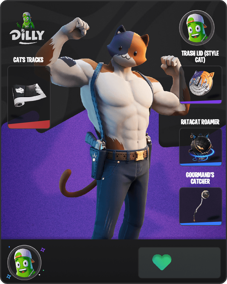 Meowscles Fortnite combo