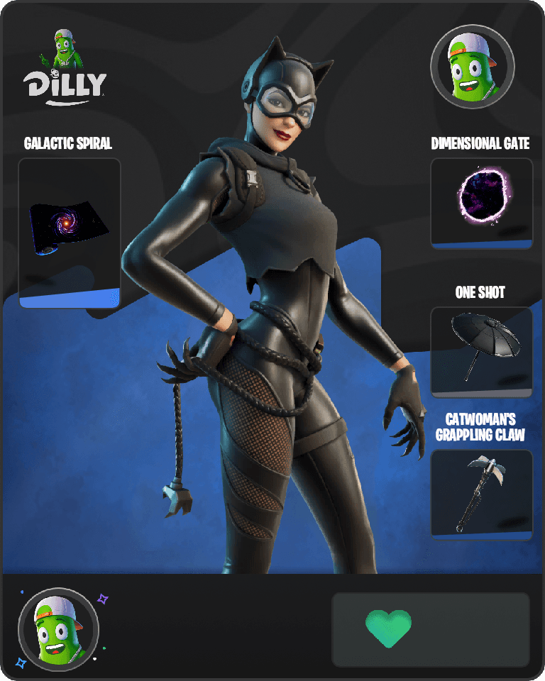 Catwoman Zero Fortnite skin combo
