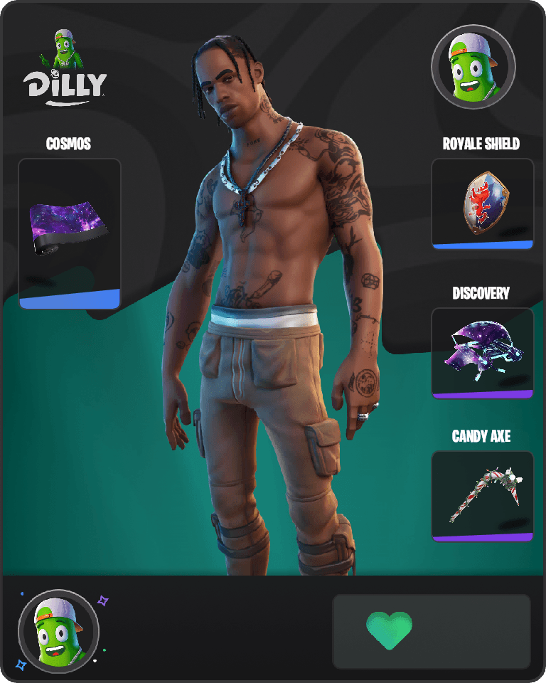 Travis Scott Fortnite combo