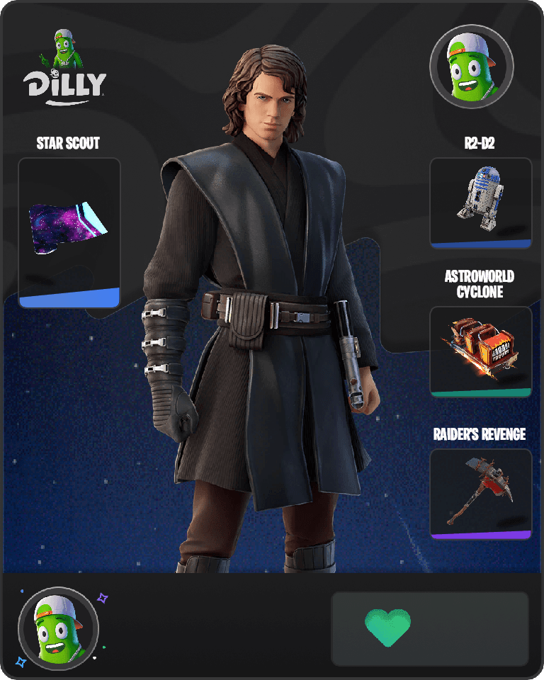 Anakin Skywalker Fortnite combo
