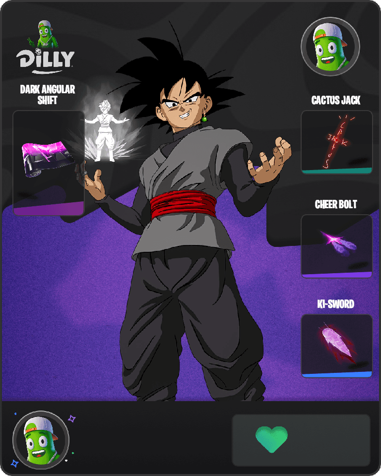 Goku Black Fortnite combo