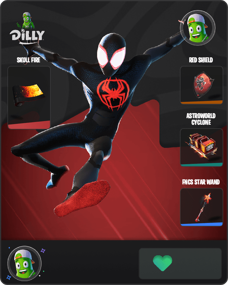 Spider-Man (Miles Morales) Fortnite combo