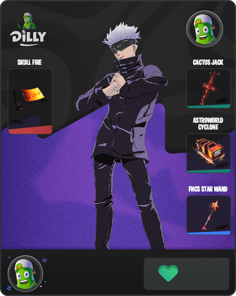 Satoru Gojo Fortnite combo
