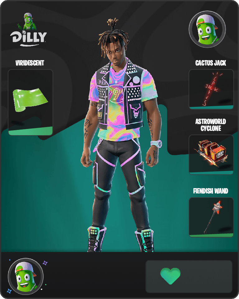 Juice WRLD Fortnite combo