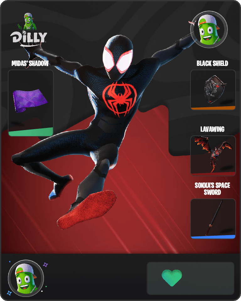 Spider-Man (Miles Morales) Fortnite combo