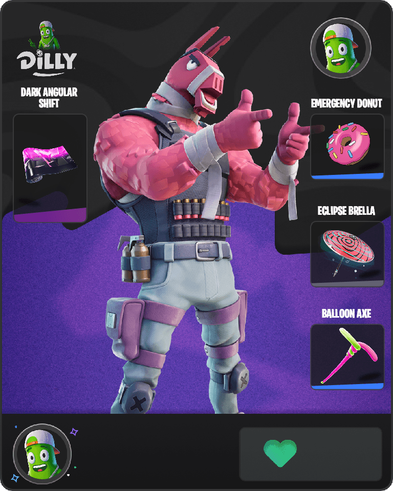 Lt. John Llama Fortnite combo
