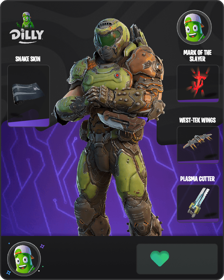 Doom Slayer Fortnite combo