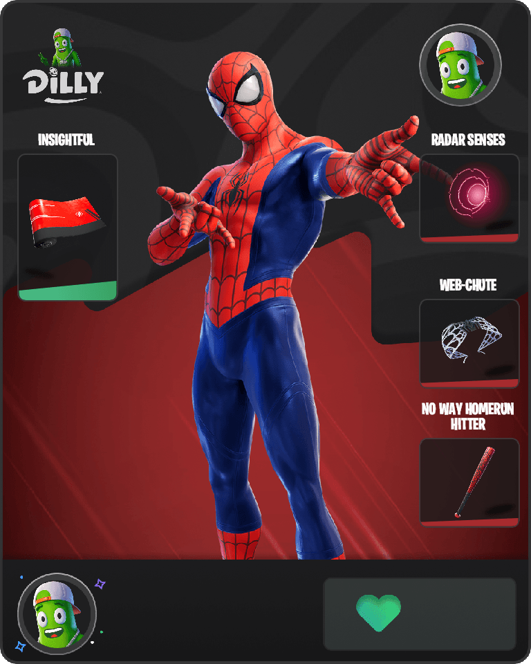 Spider-Man Fortnite combo