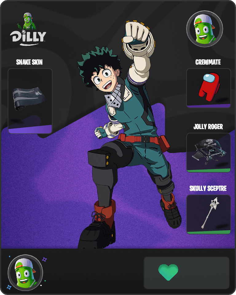 Izuku Midoriya Fortnite combo