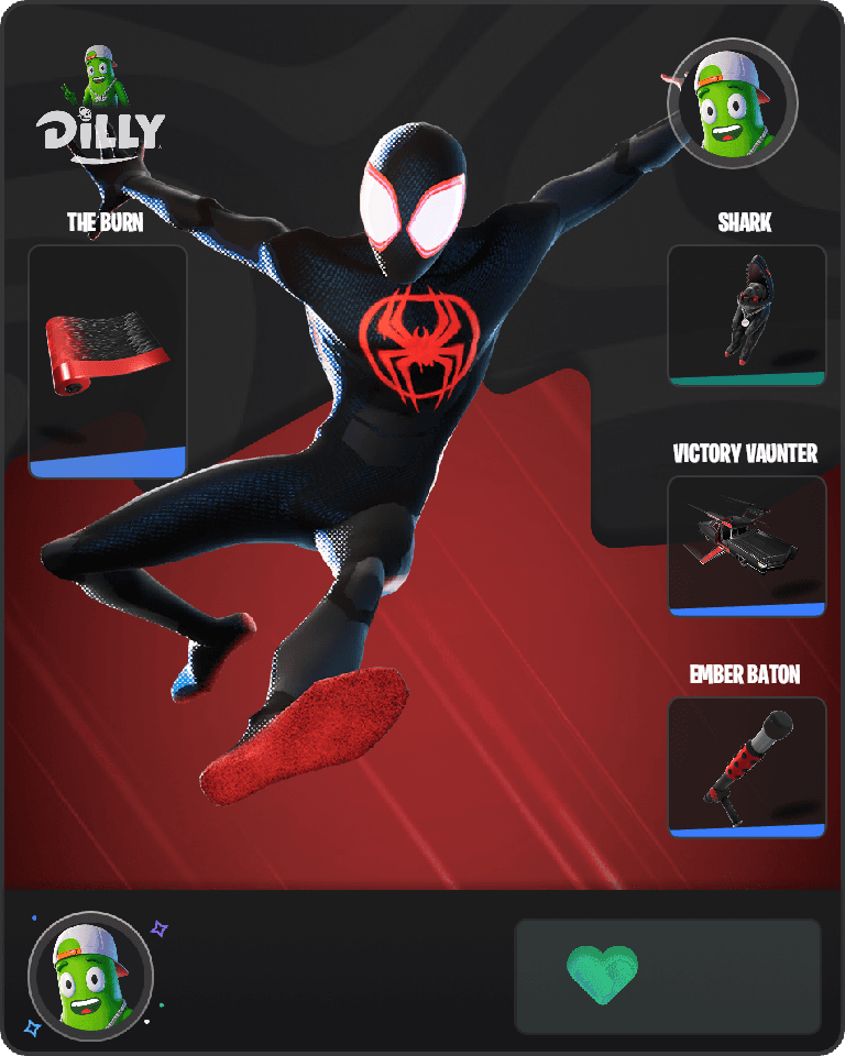 Spider-Man (Miles Morales) Fortnite combo