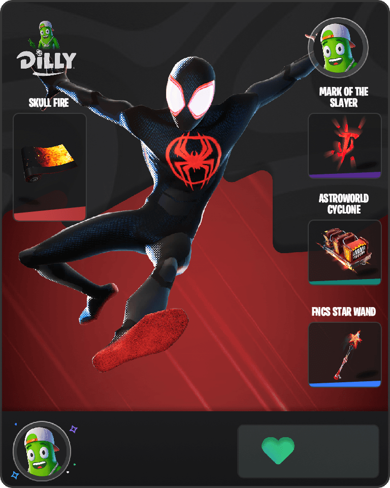 Spider-Man (Miles Morales) Fortnite combo