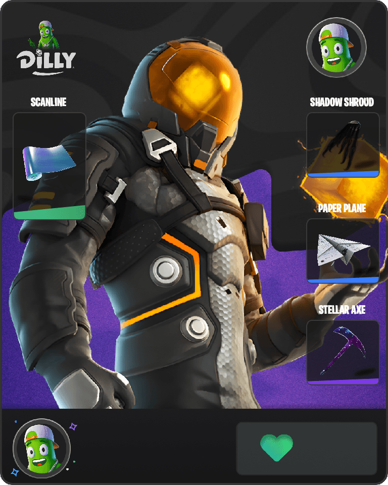 Dark Voyager (Reality Redacted) Fortnite combo