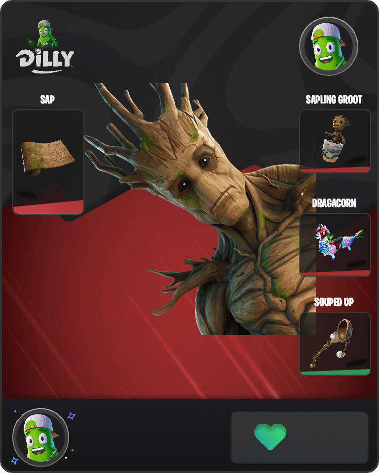 Groot Fortnite combo