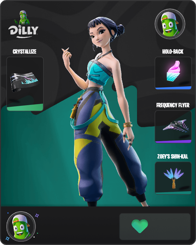 Zoey (HUNTR/X) Fortnite combo