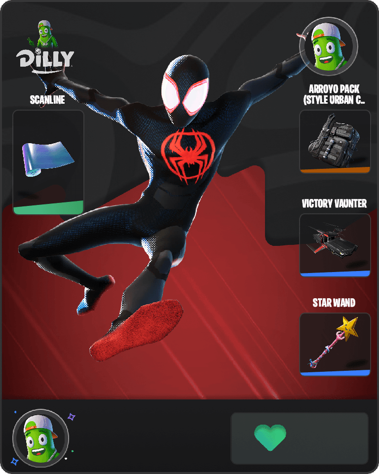 Spider-Man (Miles Morales) Fortnite combo