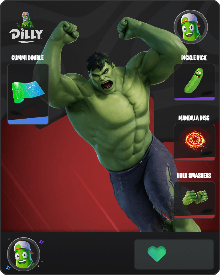Hulk Fortnite combo
