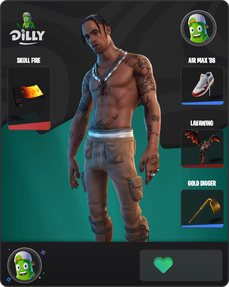 Travis Scott Fortnite combo