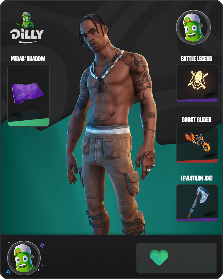 Travis Scott Fortnite combo